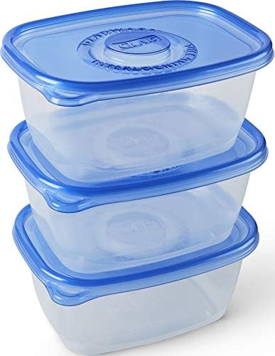 Glad Food Storage Containers, Deep Dish, 64 Ounce, 3 Count - Image 4