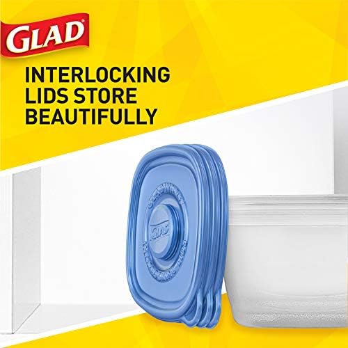 Glad Food Storage Containers, Deep Dish, 64 Ounce, 3 Count - Image 6